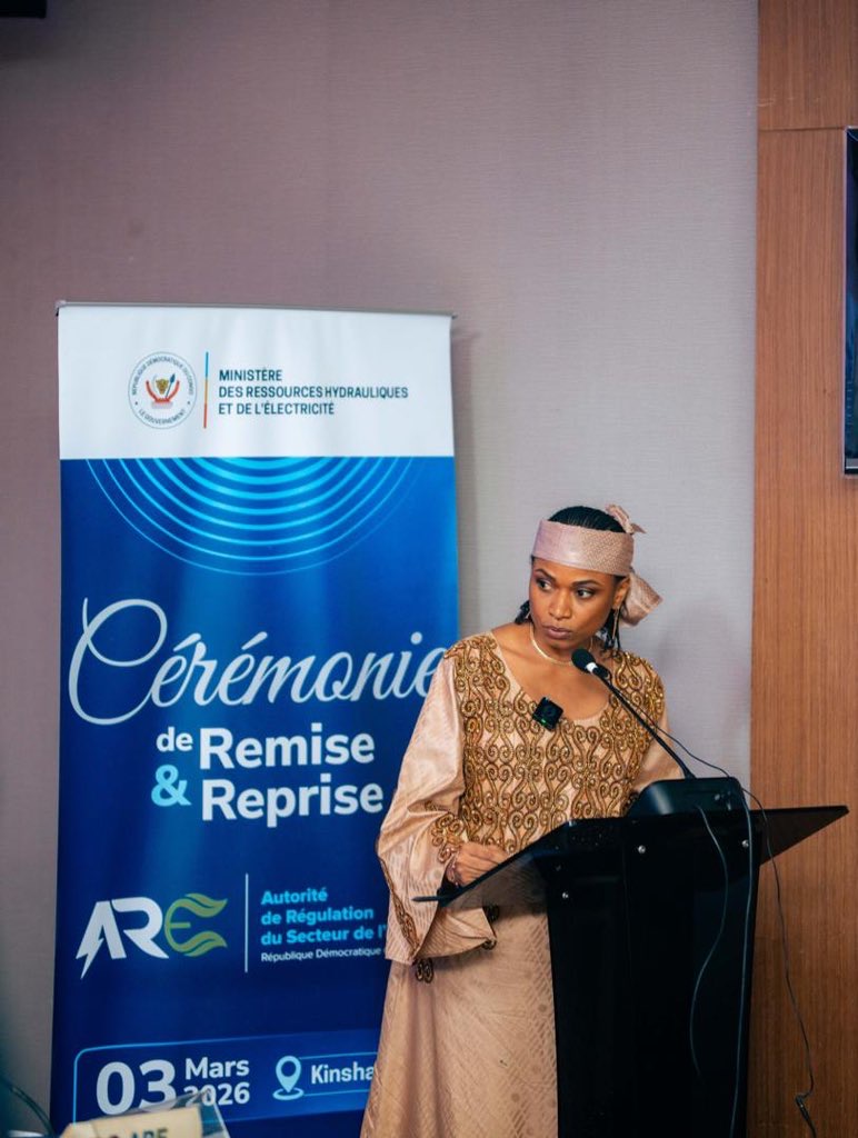 RDC–ARE : Soraya Aziz-Moto promet d’accélérer l’accès à l’électricité pour tous