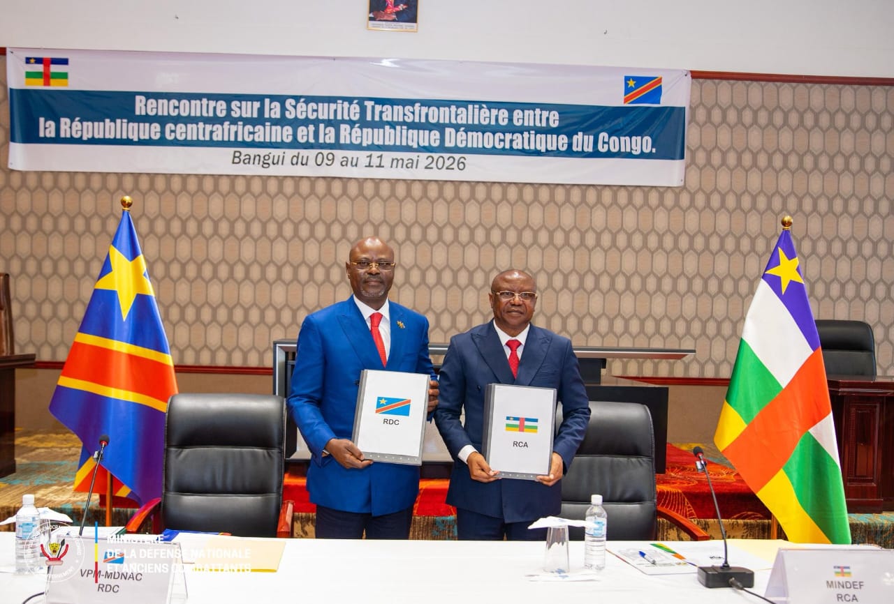 RDC – RCA : Kinshasa et Bangui renforcent leur coopération militaire pour sécuriser les frontières communes
